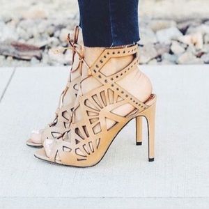 Dolce vita cutout leather heels